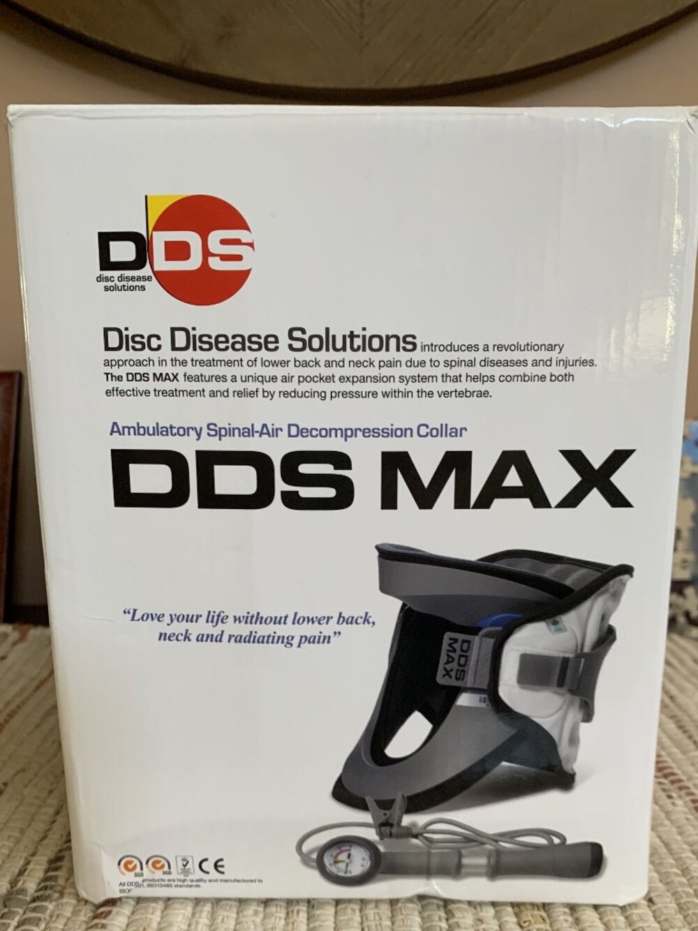DDS MAX Ambulatory Spinal-Air Decompression Collar Cervical Pain